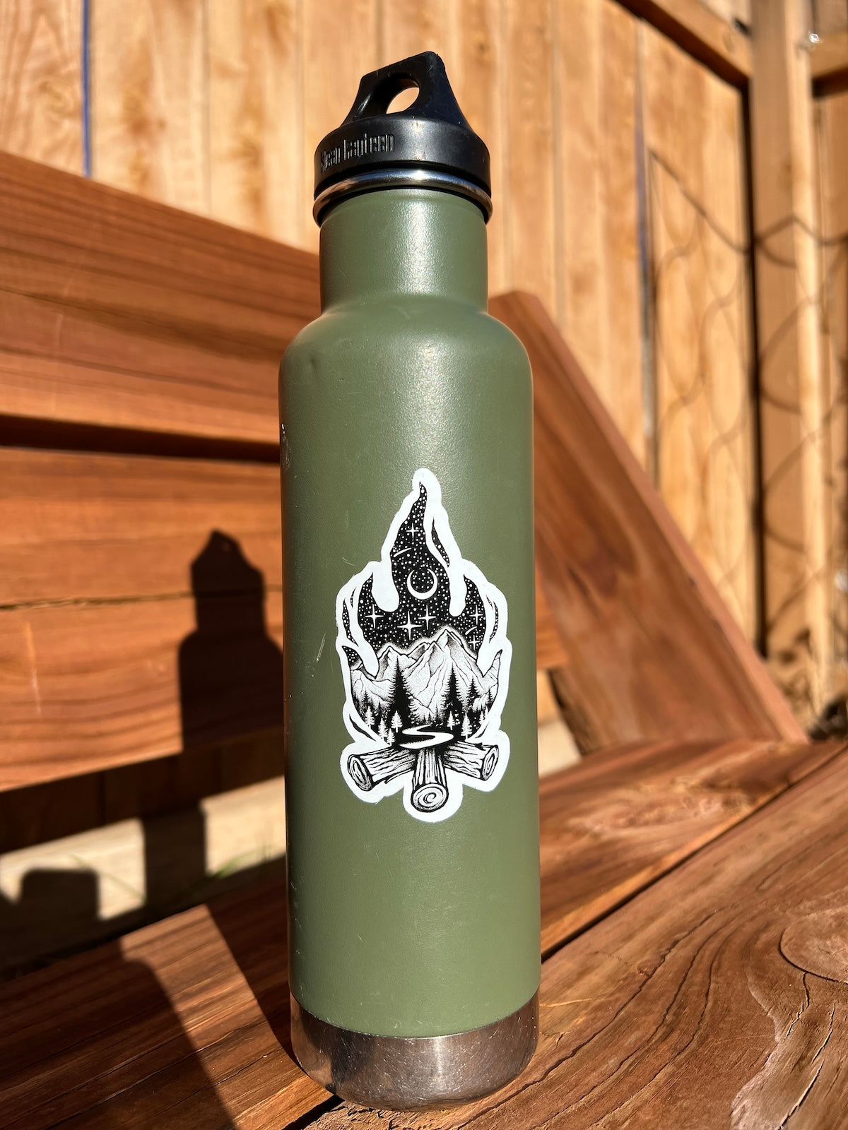 Campfire & Stars Sticker