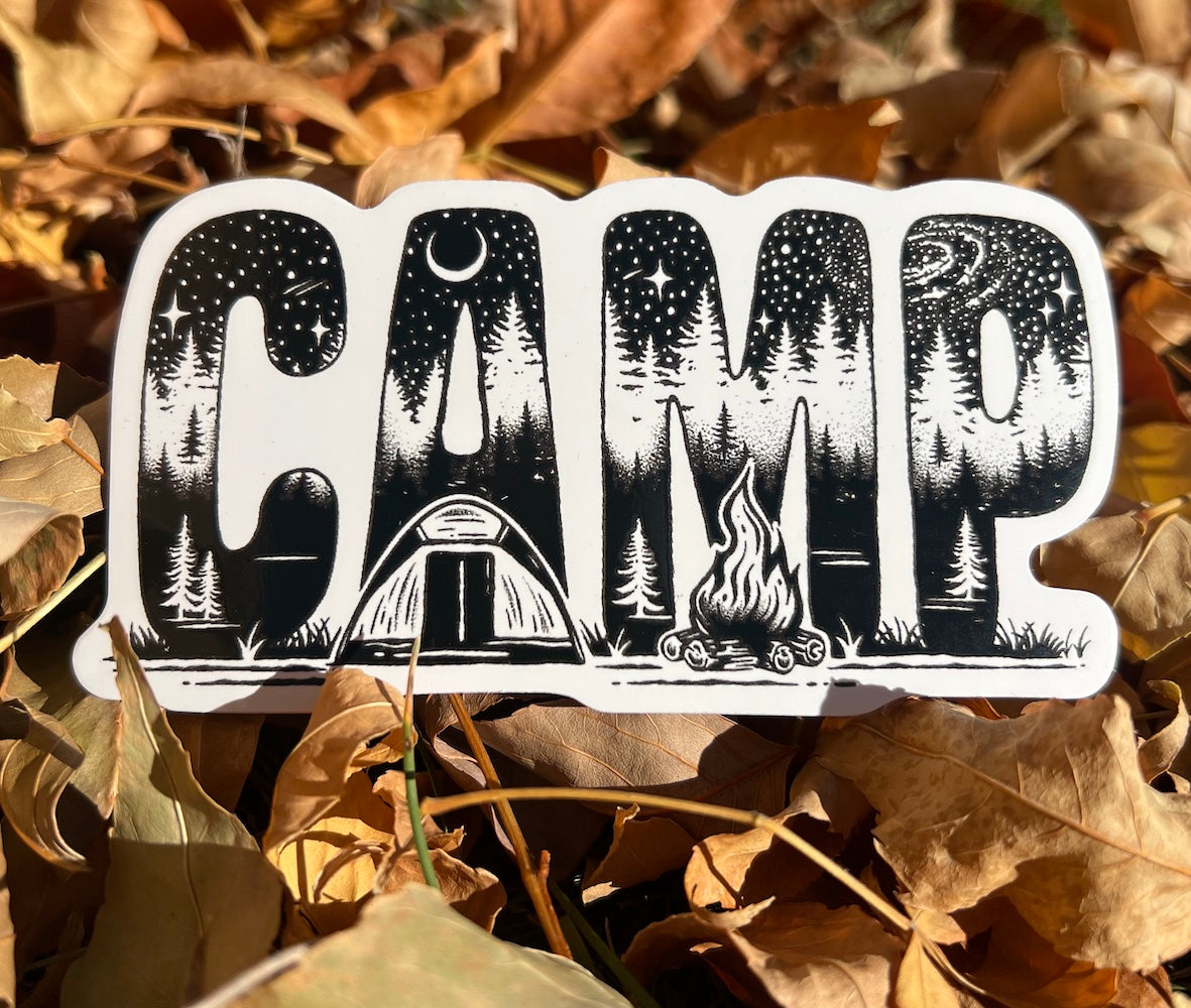 CAMP sticker