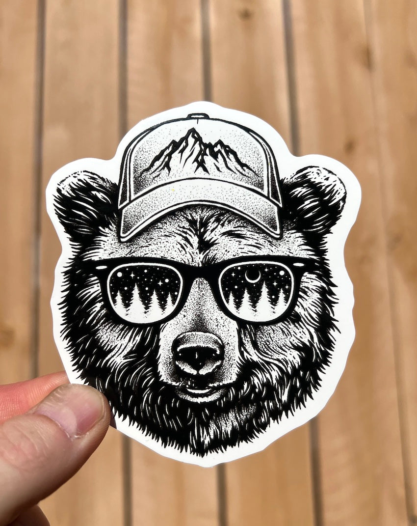 Cool Bear Sticker