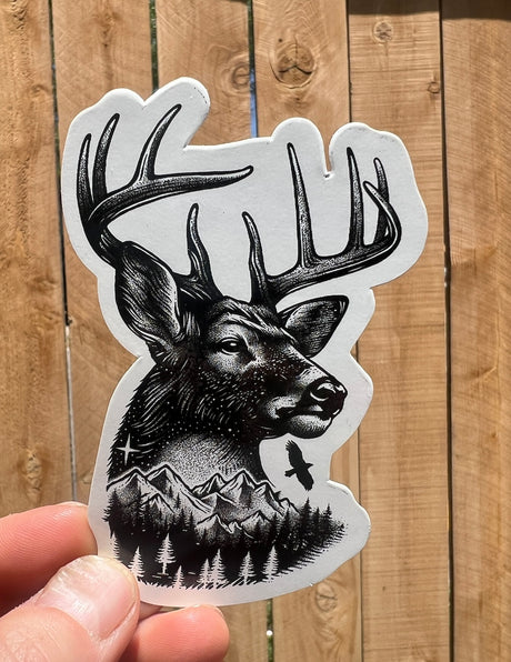 The Buck Deer Sticker