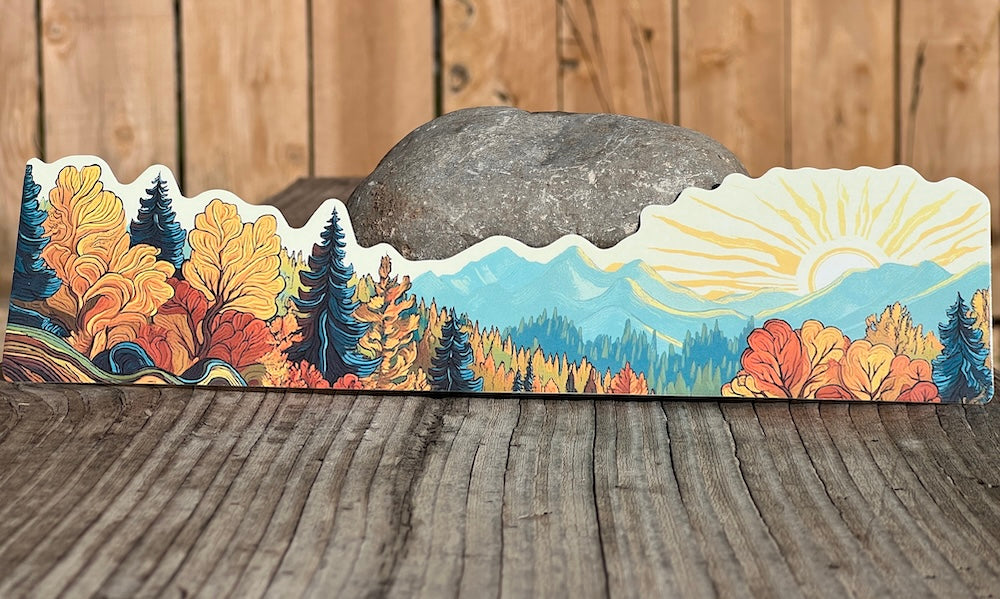Fall Mountains Sticker Wrap