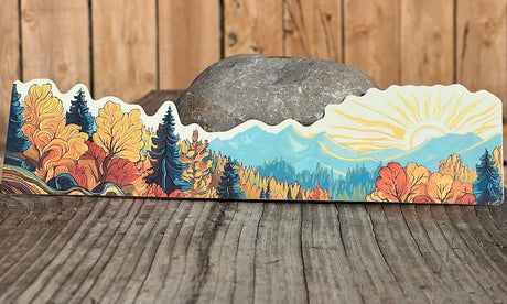 Fall Mountains Sticker Wrap