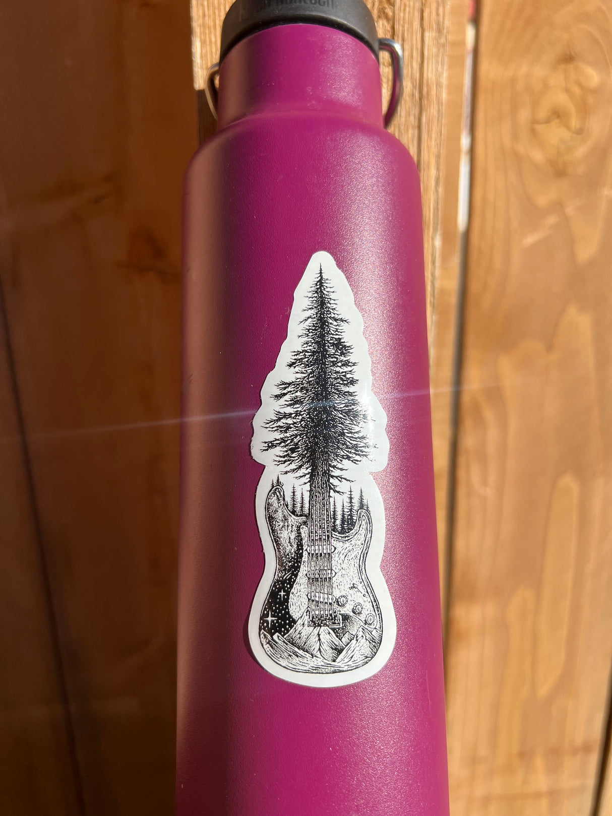 Nature's Music Guitar Sticker