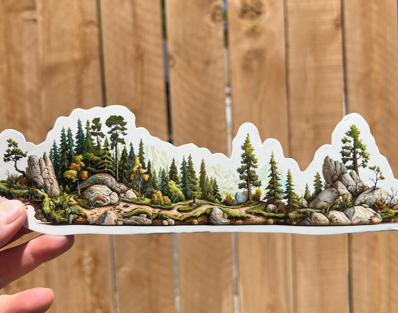 Meandering Trail Sticker Wrap