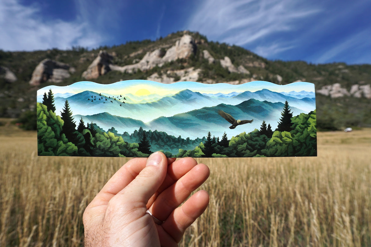 mountains sticker wraps