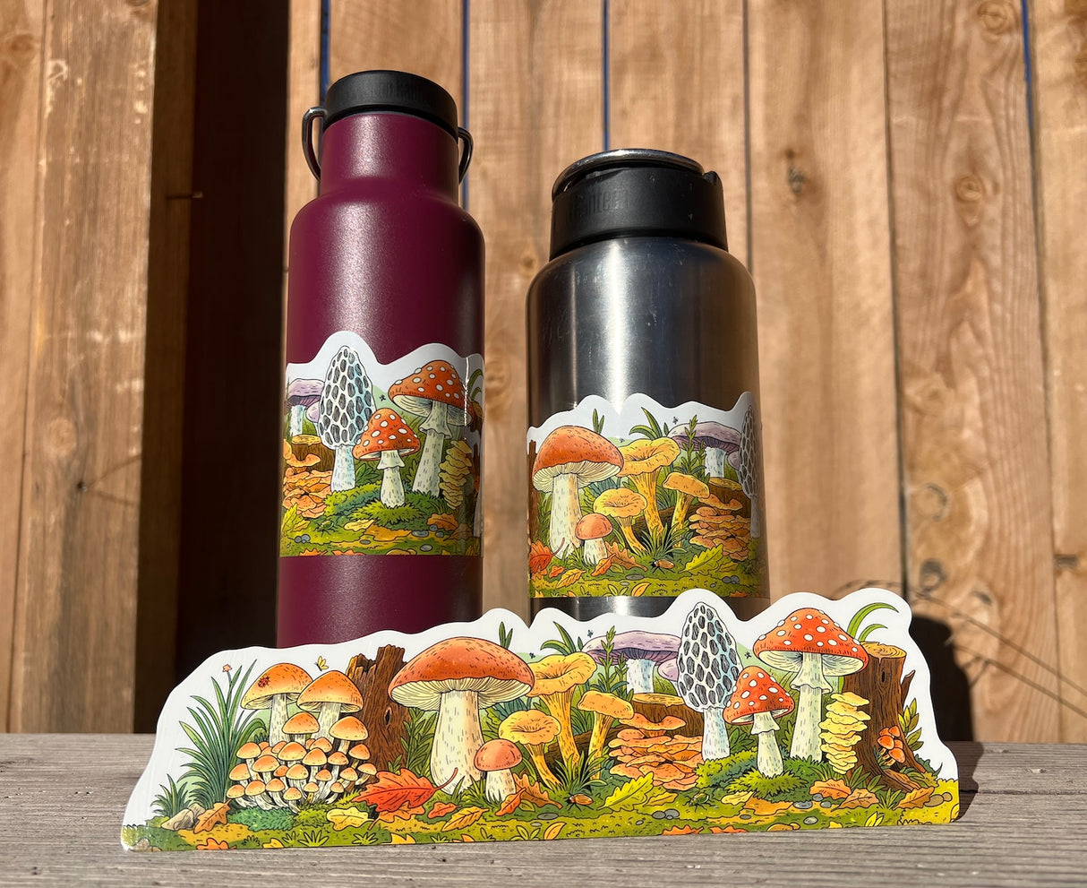 Mushroom Wrap Sticker