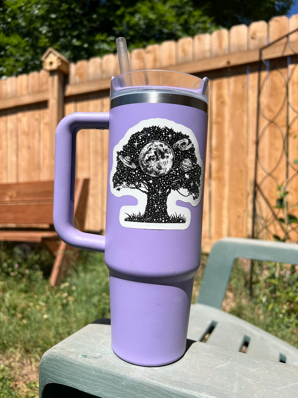 Oak Tree Space Sticker