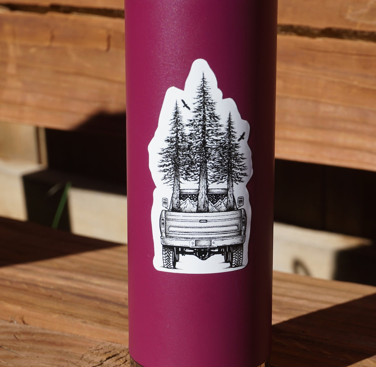 To The Forest Truck Sticker