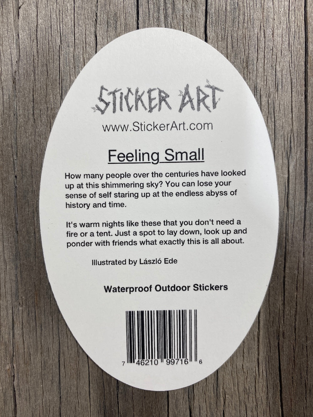 Feeling Small Milky Way Sticker