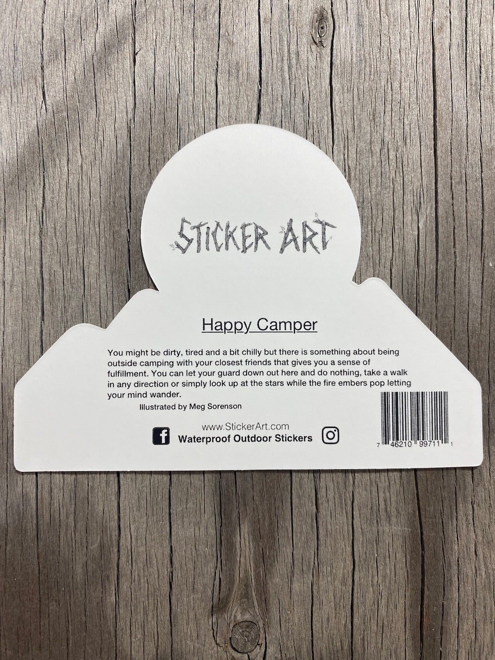 Happy Camper Sticker