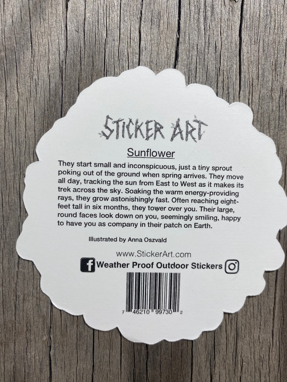 sunflower decal sticker