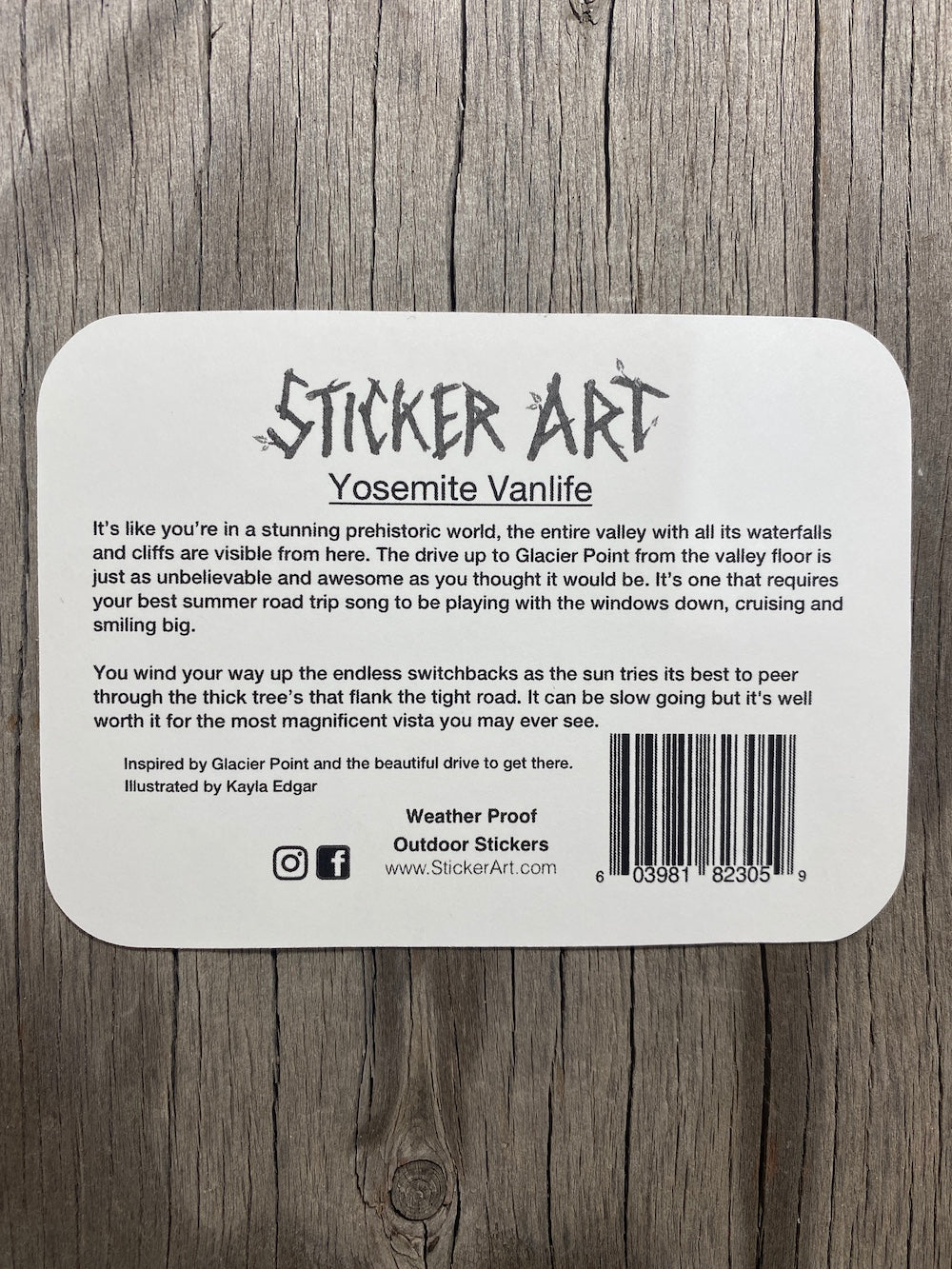 Vanlife Sticker