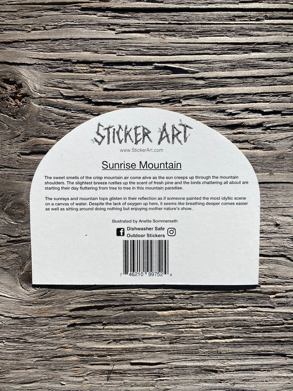 Sunrise Mountain Sticker