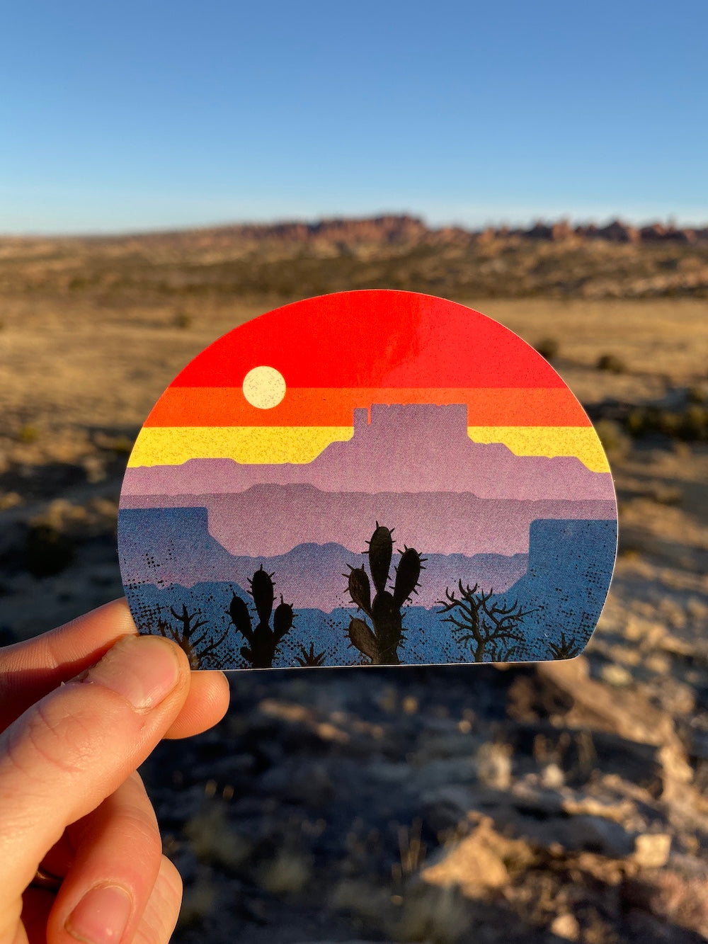 desert cactus decal