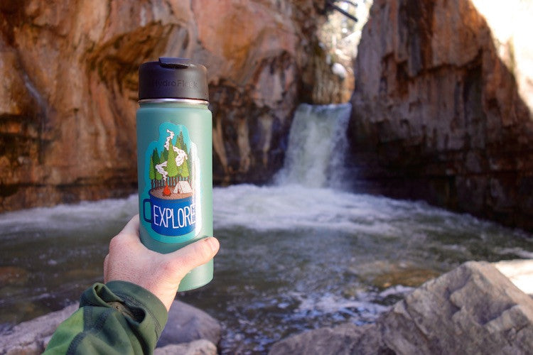 Camp Cup Explore Sticker