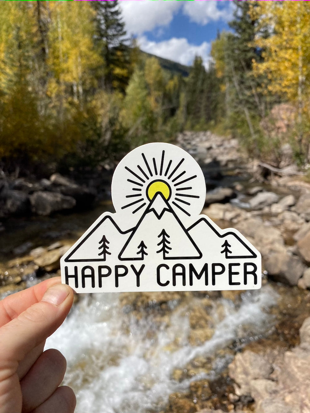 Happy Camper Sticker