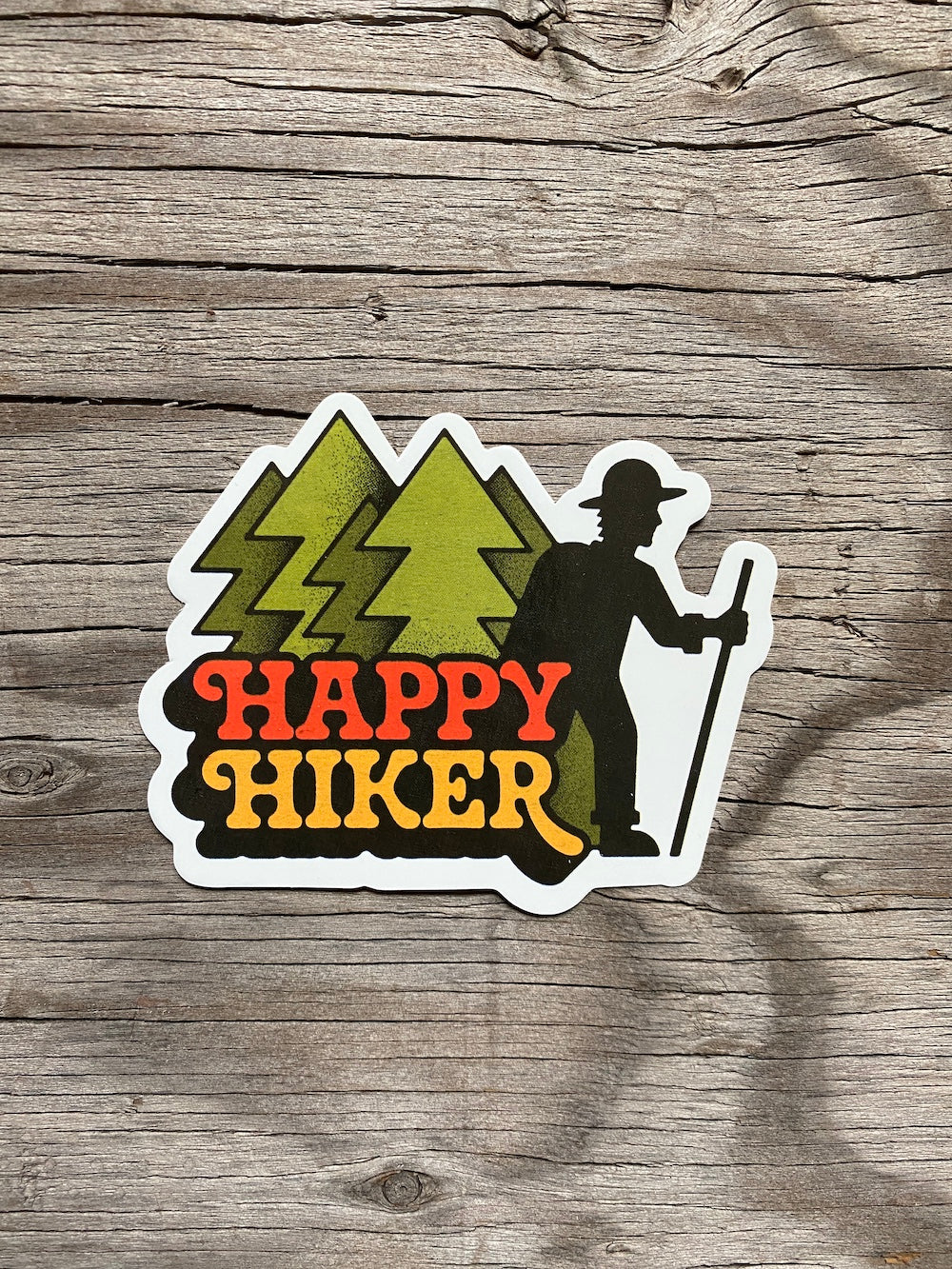 Happy Hiker Sticker