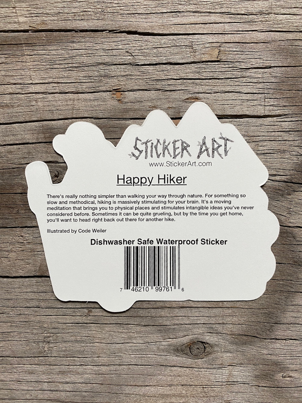 Happy Hiker Sticker