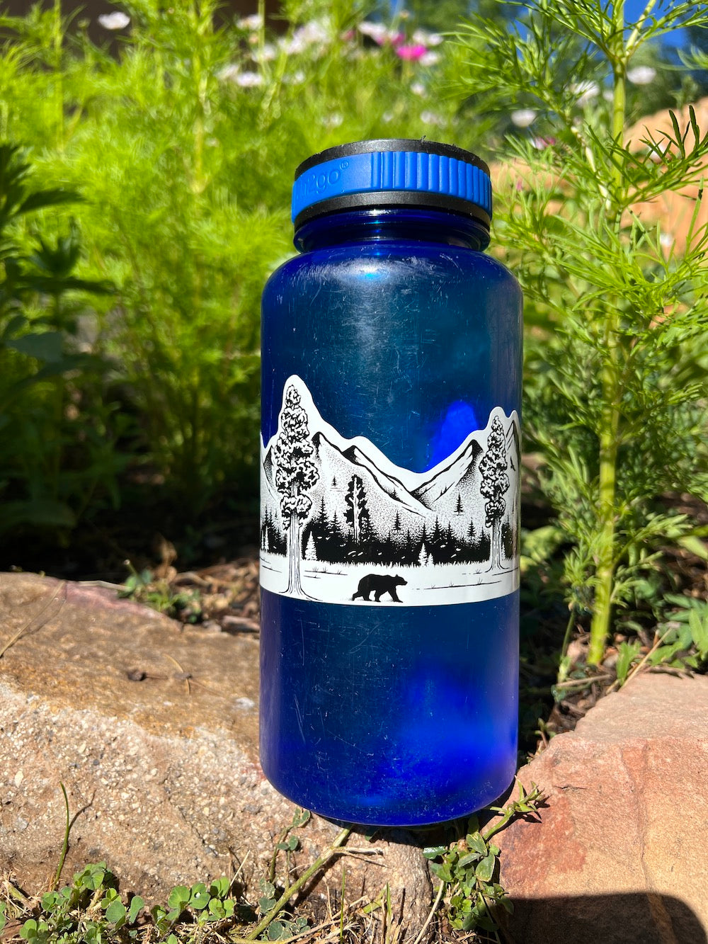 mountain wrap sticker