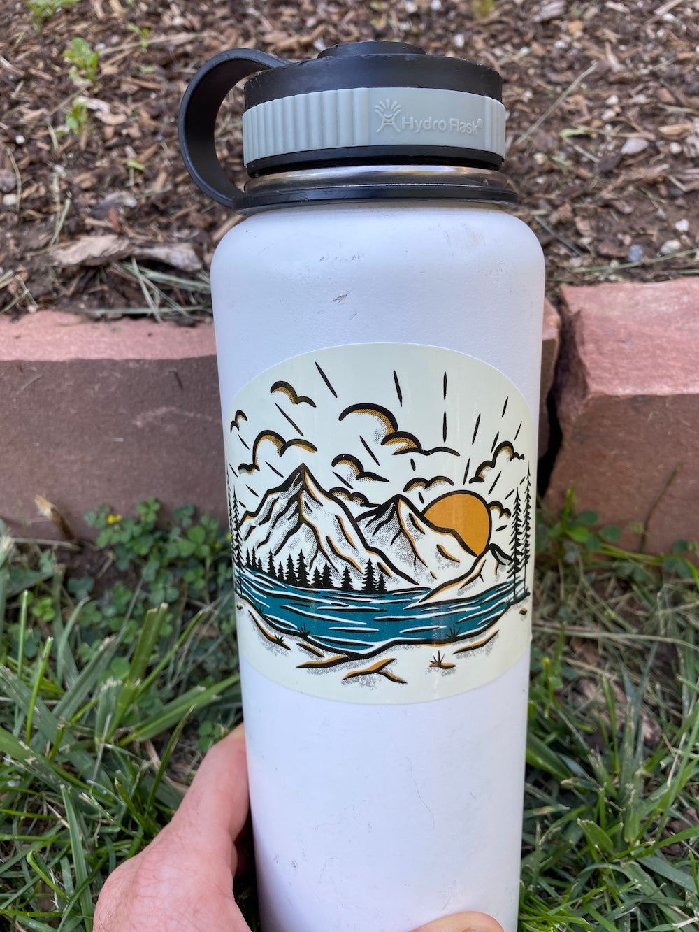 Sunrise Mountain Sticker