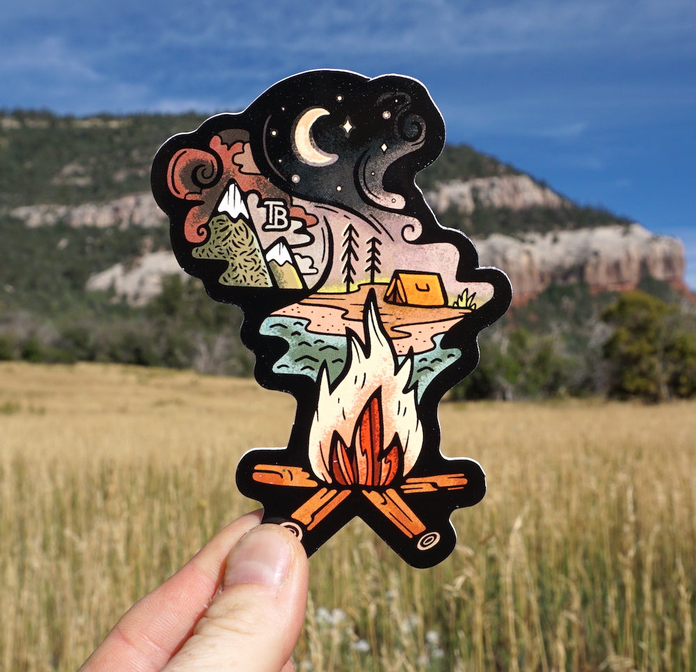 Camping Sticker Pack