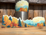 Fall Mountains Sticker Wrap