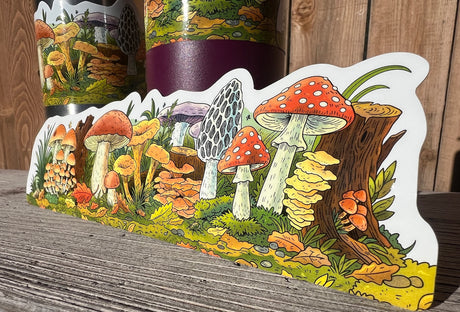 Mushroom Wrap Sticker