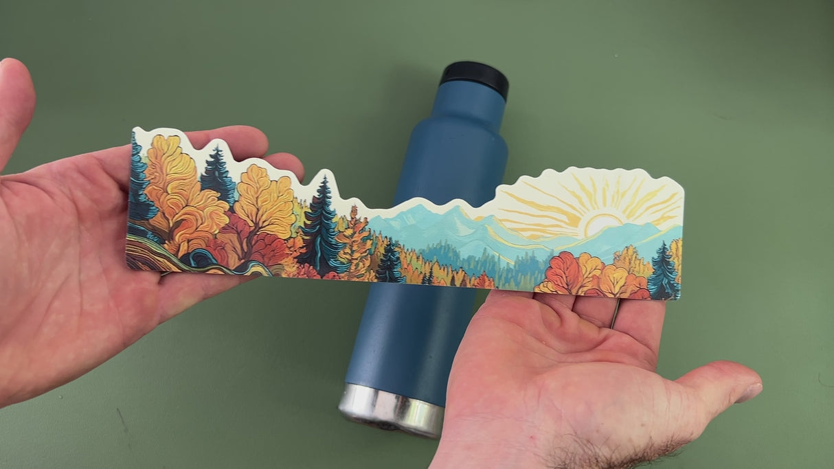 Fall Mountains Sticker Wrap