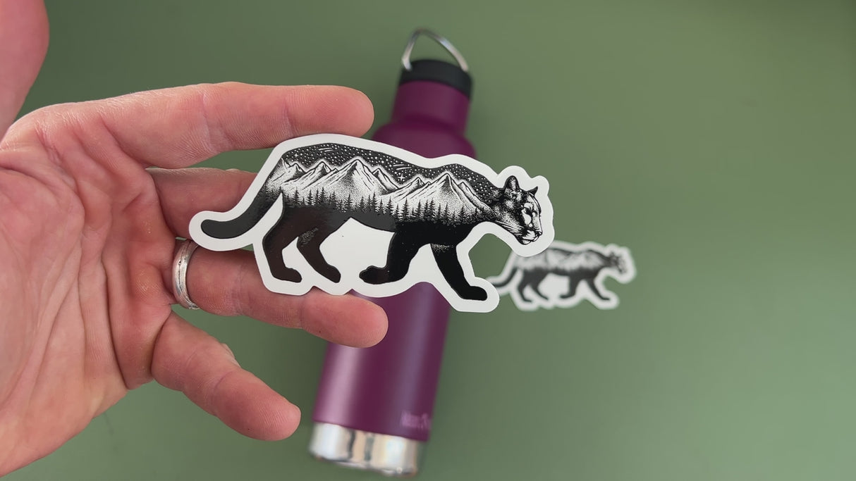 Mountain Lion Sticker