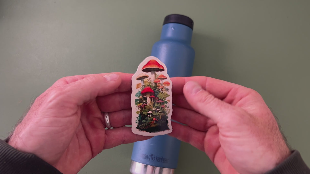 World Of Mushrooms Sticker