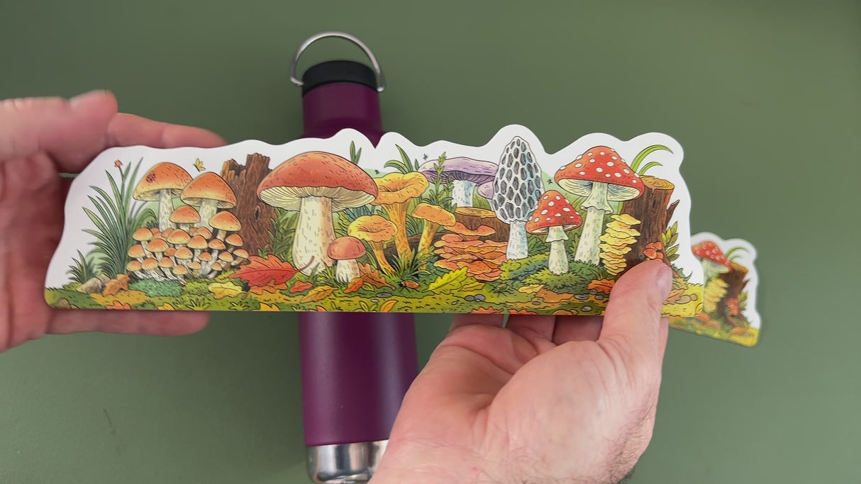 Mushroom Wrap Sticker