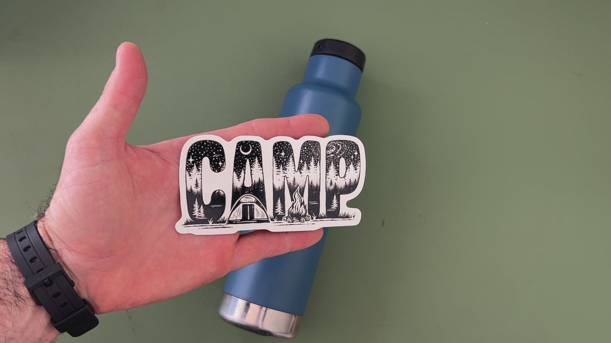 CAMP sticker