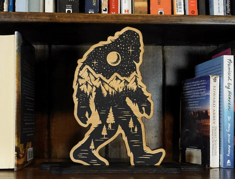 yeti Sasquatch bookshelf figure