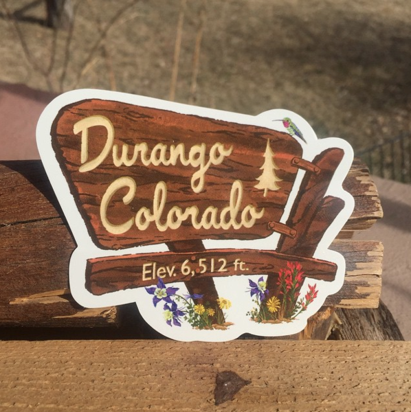 san juan mountains car sticker