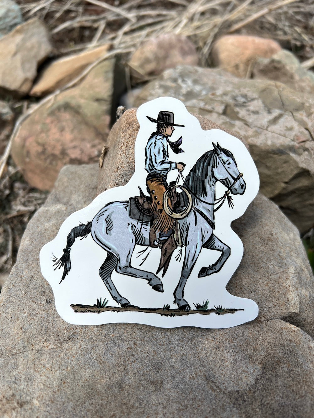 cowboy sticker