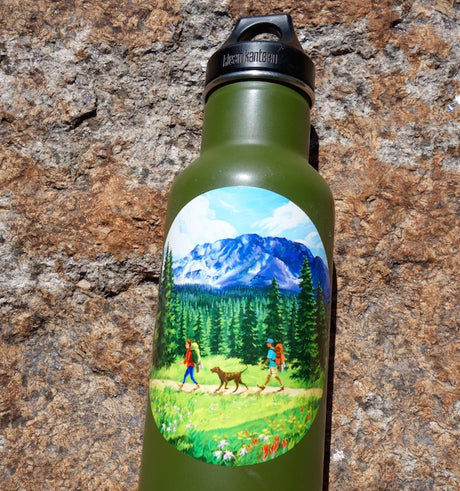 hiking sticker