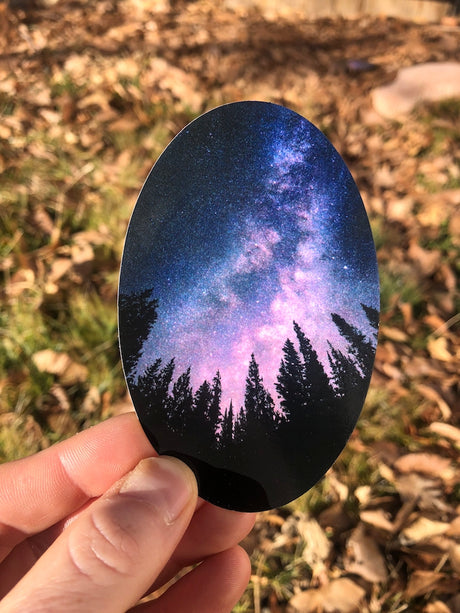 milky way sticker 