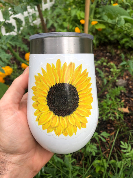 sunflower sticker