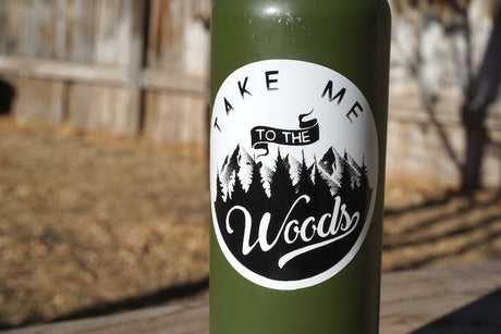 trees wilderness sticker